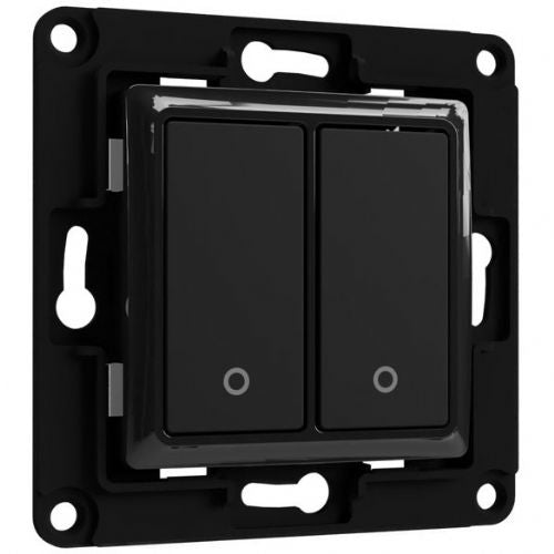 Shelly Accessories &quot;Wall Switch 2&quot; stensko stikalo 2-smerno črno