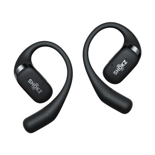 Brezžične slušalke Shokz OpenFit črne Bluetooth s kostno prevodnostjo