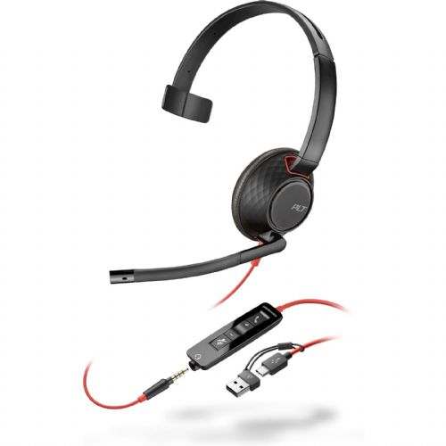 Slušalice Poly Blackwire C5210 USB-C/A + kabel 8X230AA