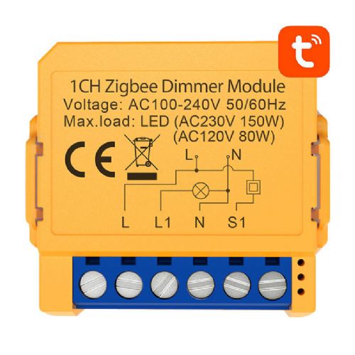 Pametno stikalo ZigBee Avatto ZDMS16-1 TUYA
