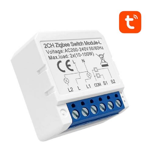 Modul pametnega stikala ZigBee Avatto LZWSM16-W2 brez nevtralnega TUYA