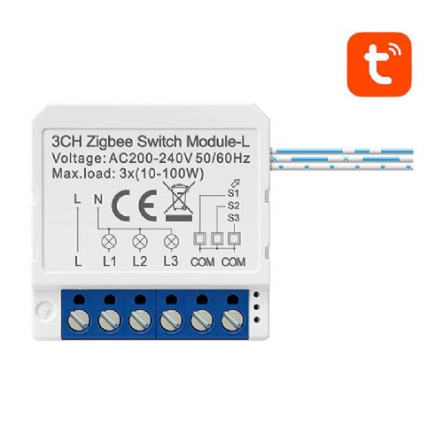 Modul pametnega stikala ZigBee Avatto LZWSM16-W3 brez nevtralnega TUYA