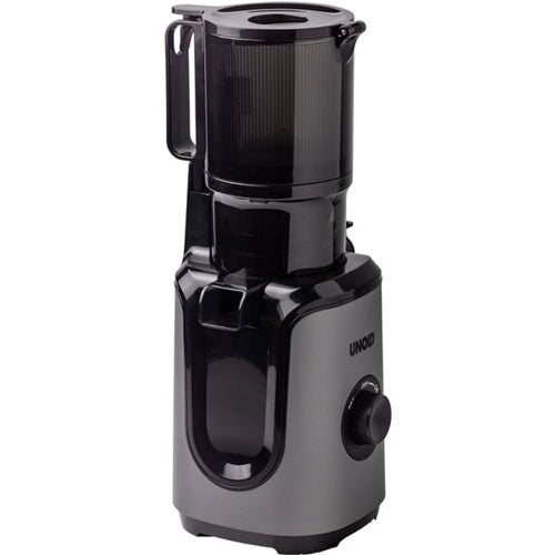 Sokovnik Unold Slow Juicer Sam, 200 W, 1-litrska posoda za sok, srebrna/črna