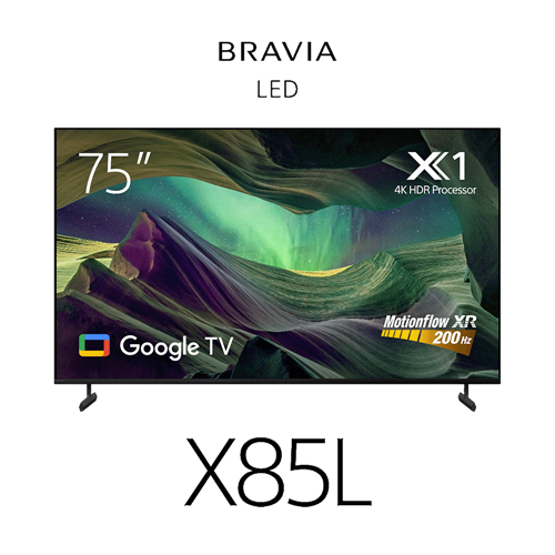 Televizor Sony X85L KD-75X85L 189 cm (75"), 3840 x 2160 (4K UHD), 120Hz, High Dynamic Range HDR Smart TV Google TV