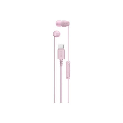 Slušalke Sony IER-EX15C žične USB-C v ušesu stereo roza z mikrofonom