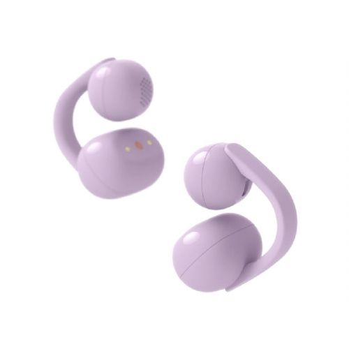 Slušalke Sony LinkBuds Clip odprta zasnova, brezžične, Bluetooth 5.3, vgrajen mikrofon, Lavender