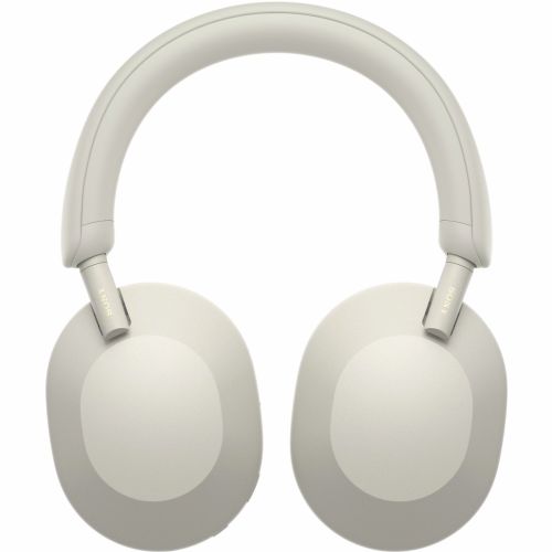 Slušalke  Sony WH-1000XM5S Bluetooth z odpravljanjem šumov in mikrofonom, srebrne barve