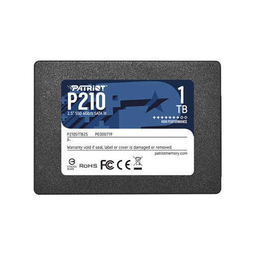 SSD disk Patriot P210 1 TB, SATA 6 Gb/s, 2.5", crni
