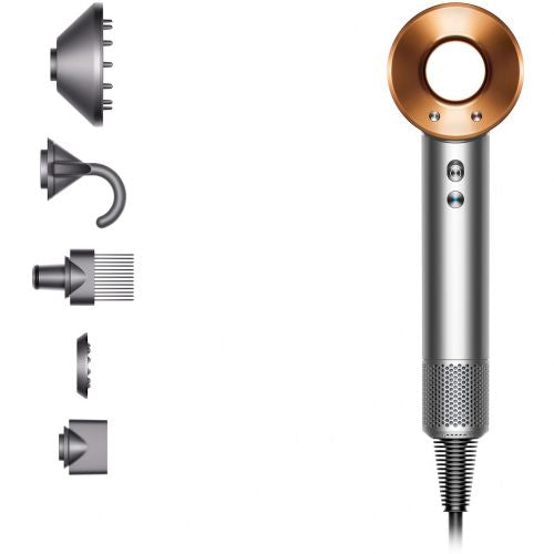 Sušilnik za lase Dyson Supersonic HD07, nikelj/baker