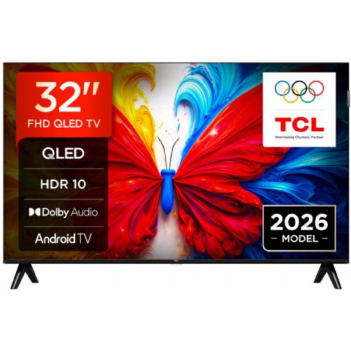 Televizor TCL 32S5L QLED, Android TV, HDR10, Dolby Audio, Wi-Fi