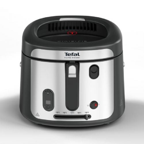 Cvrtnik Tefal Filtra Vision+ FF2588E0, 1900 W, 2,1 l olja, 1,2 kg hrane, veliko pregledno okno