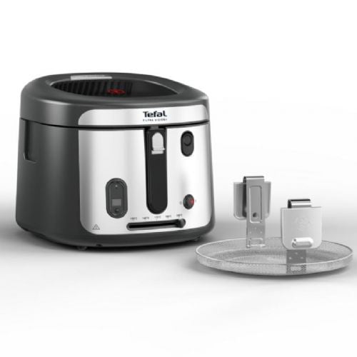 Cvrtnik Tefal Filtra Vision+ FF2588E0, 1900 W, 2,1 l olja, 1,2 kg hrane, veliko pregledno okno