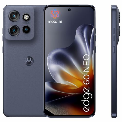 Pametni telefon Motorola Edge 60 Neo 12GB/256GB, siva, 6,36" P-OLED 120Hz, 50MP kamera, 5000mAh, IP68