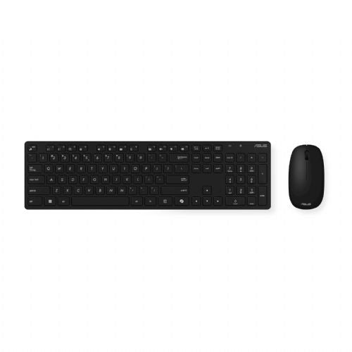 Tipkovnica z miško ASUS W5000 Wireless Keyboard and Mouse Set, brežični komplet, črn s Copilot tipko 90XB0430-BKM430
