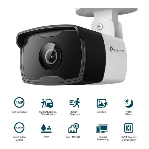 Varnostna kamera TP-Link Omada IPCam VIGI C340I(4mm) 4MP