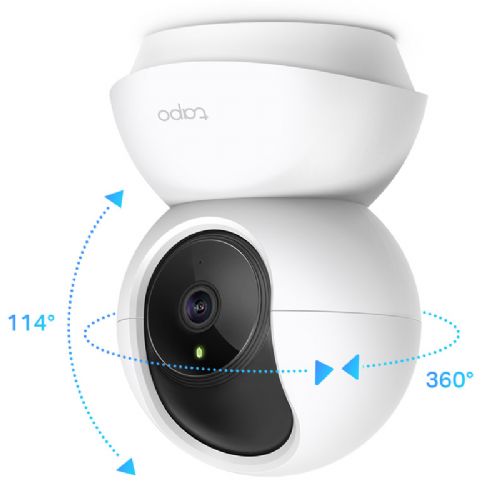 TP-LINK Tapo C200P2 FHD dnevna/nočna Pan/Tilt Wi-Fi bela Ai elektronska varuška nadzorna kamera 2 kom