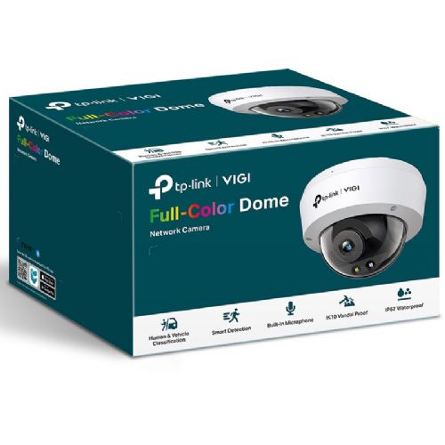 TP-LINK VIGI C240 ​​​​4 mm puna boja IR dan/noć 4MP LAN PoE/12V QHD nadzorna kamera