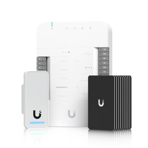 Ubiquiti UA-G2-SK | UniFi Access začetni komplet | Čitalnik G2 access + Hub + kartice (10 kosov)