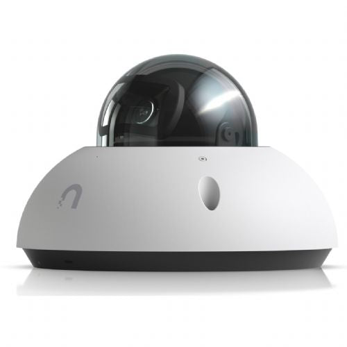 Varnostna kamera Ubiquiti UniFi G6 Dome bela, 8 MP, IP66, IR nočni vid 30 m, PoE, prepoznavanje registrske tablice