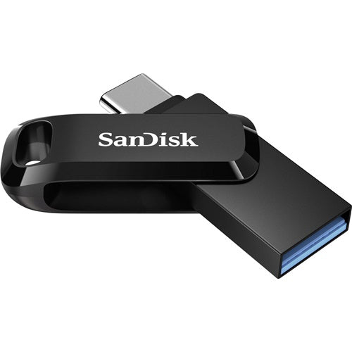 USB ključ SanDisk Ultra Dual Drive Go 256 GB, USB-A 3.2, USB-C 3.2, črna