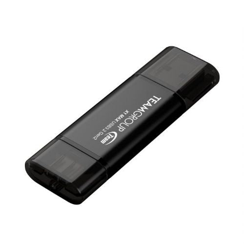 USB Teamgroup X1 MAX 256GB, USB-A in USB-C 3.2 Gen 2, do 1000 MB/s, pokrovček