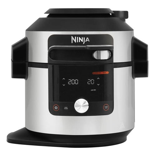 Večnamenski kuhalnik Ninja Foodi 14 v 1 SmartLid OL750EU, 1760 W, za 7.5 L, nerjaveče jeklo/črna