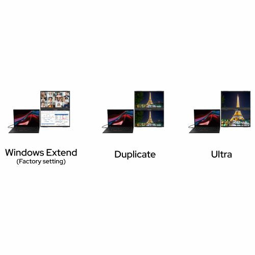 Prenosni monitor Verbatim 15,6" FHD z dvema monitorjema Essentials