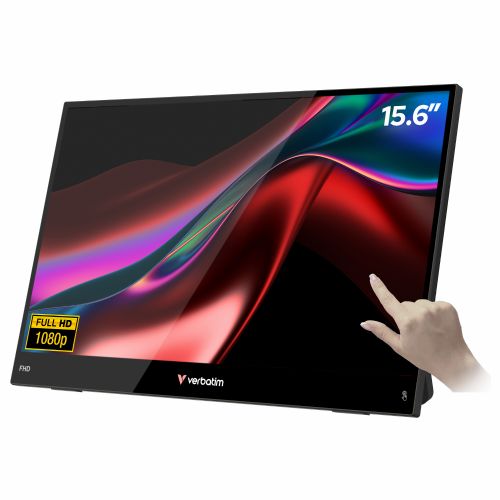 Prenosni monitor Verbatim 15,6-palčni monitor z zaslonom na dotik Full HD