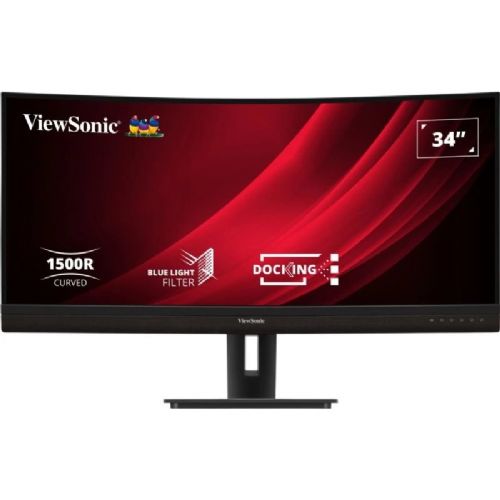 Monitor Viewsonic VG3456C, 86,4cm (34"), 3440 x 1440, 21:9, VA, 400 cd/m2, 5ms, ukrilvjen, črna