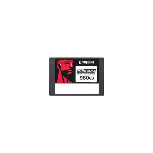 Vgradni SSD disk Kingston DC600M 960GB, Sata 6GB/s, 2,5", branje 560 MB/s, pisanje 530 MB/s, črna