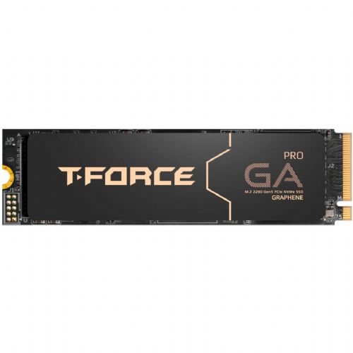 Vgradni SSD disk Teamgroup T-Force GA PRO 2 TB črn PCIe 5.0 x4, M.2 2280, 10.000 MB/s, grafenski hladilnik
