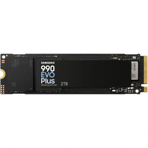 Vgradni SSD Samsung 990 EVO Plus 2 TB PCIe 4.0 x4 / 5.0 x2, NVMe 2, M.2 2280, 7.250 Mb/s branje, 6.300 Mb/s pisanje, črna
