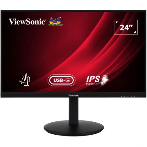 Monitor Viewsonic VG2409-MHDU-2, 60,5cm (23,8"), 1920 x 1080 FHD, 16:9, IPS, 350cd/m2,4ms, črna