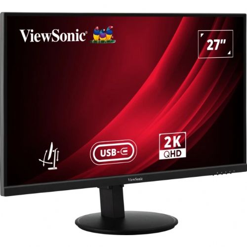 Monitor Viewsonic VG2709-2K-MHDU-2, 68,6cm (27"), 2560 x 1440 QHD, 16:9, IPS, 350 cd/m2, 4ms, črna