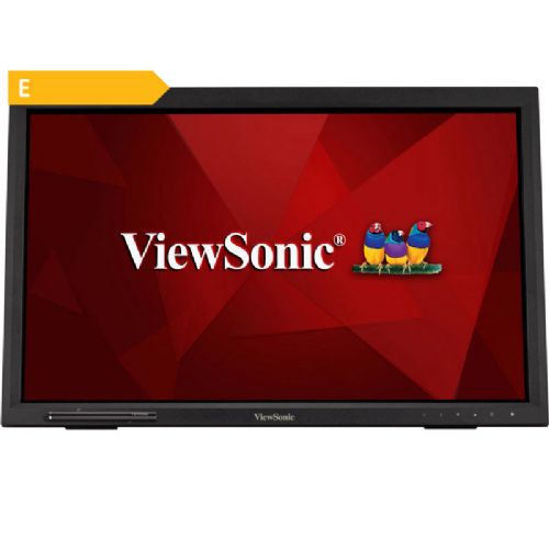 ViewSonic TD2223 monitor osjetljiv na dodir, 54,61 cm (21,5"), FHD (1920 x 1080), IR/TN, 5 ms, 75 Hz, 250 cd/m2, VGA, DVI-D, HDMI, USB, crni