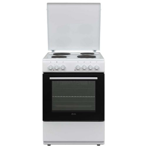 Električni štedilnik VOX ETR 6025 WG, 4 x elektrika, ventilacijska pečica (69 l), 60 x 85 x 60 cm