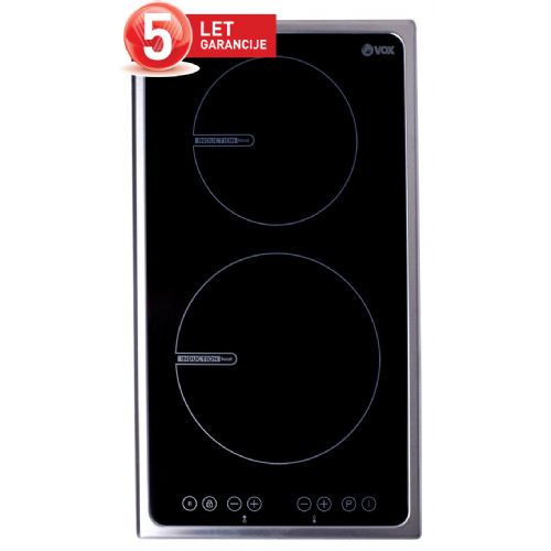 Indukcijska kuhalna plošča Vox EBI 200DB, dvojna