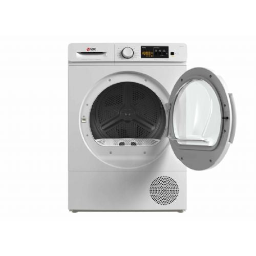 Kondenzacijski sušilni stroj VOX THP 815 E, razred  E, 8 kg, 15 programov, toplotna črpalka, LED zaslon
