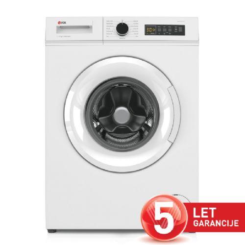 Pralni stroj Vox WM 1050-YTD, 5 kg, 1000 obr./min, razred D, 15 programov