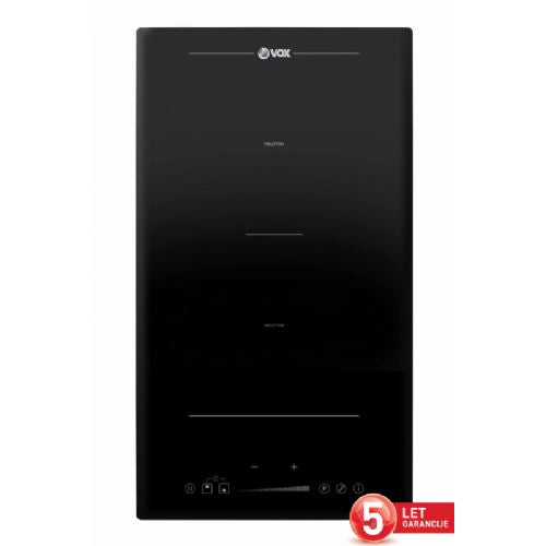 Indukcijska plošča VOX EBI 220F, 2 coni / Flex Zone, 3500 W, Slider SensoTouch, Boost, črna
