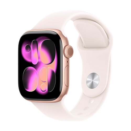 Pametna ura Apple Watch Series 11 (2025) GPS 42mm Rose Gold Aluminium Case with Sport Band S/M - Light Blush