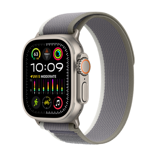 Pametna ura  Apple Watch Ultra 2 LTE 49mm Titanium Case with Trail Loop  M/L - Green/Grey