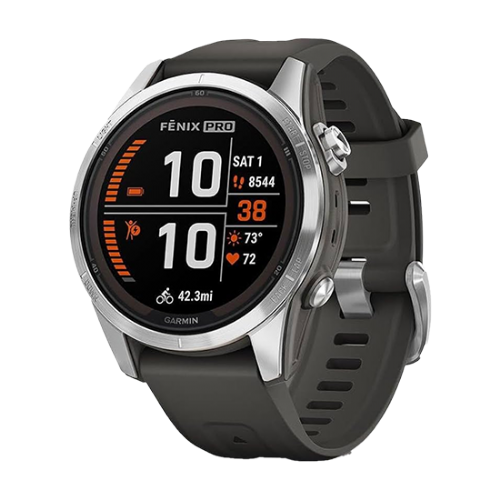 Pametna ura Garmin Fenix 7S GPS 42mm srebrna