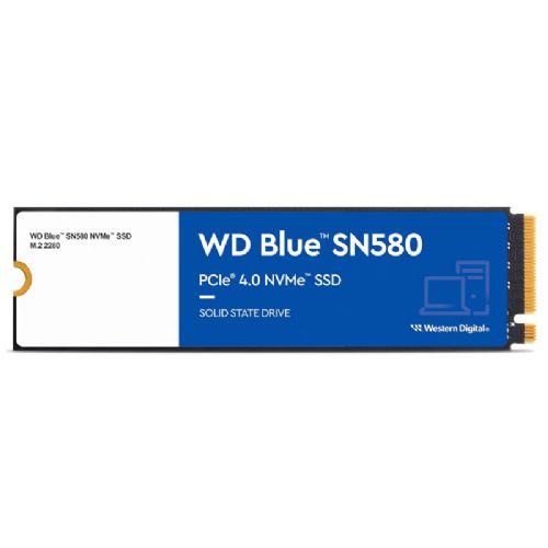 Vgradni SSD disk WD Blue SN580 1TB M.2 PCIe NVMe (WDS100T3B0E) SSD