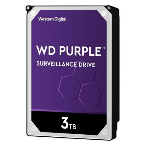 Vgradni HDD disk WD PURPLE 3TB 3,5" SATA3 256MB 5400rpm (WD33PURZ)