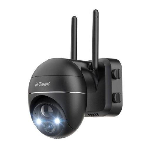 Brezžična 3MP WiFi zunanja kamera ieGeek ZS-GX1S črna 5200mAh