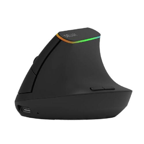 Bežični vertikalni miš Delux M618DB BT4.0 + 2.4 Ghz 4000 DPI RGB