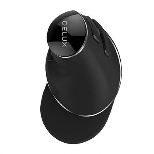 Brezžična navpična miška Delux M618PD BT+2.4G 4200DPI