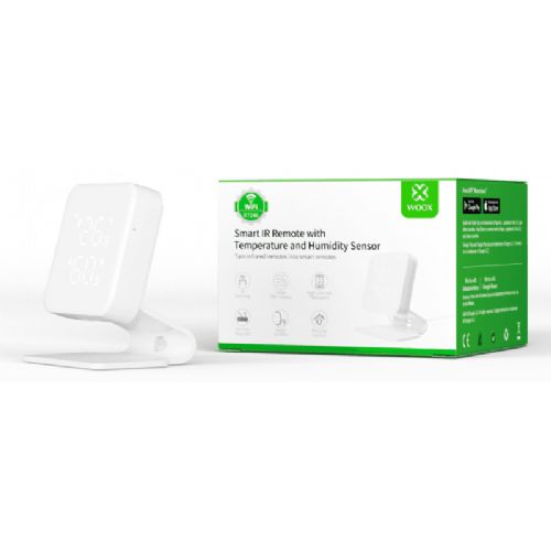 Univerzalni IR daljinski upravljalnik Woox R7246 Smart, Wi-Fi, temperatura, vlažnost, zaslon