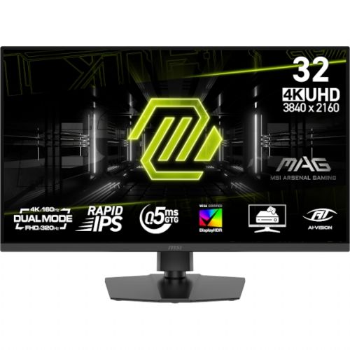 Monitor MSI MAG 322URDF E16  80,1 cm (31,5 / UHD / Rapid IPS / 160Hz / 0.5ms (GtG) / črn